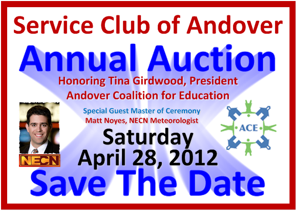 2012 Service Club of Andover Spring Auction